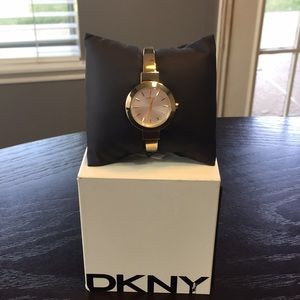 Gold DKNY women’s watch